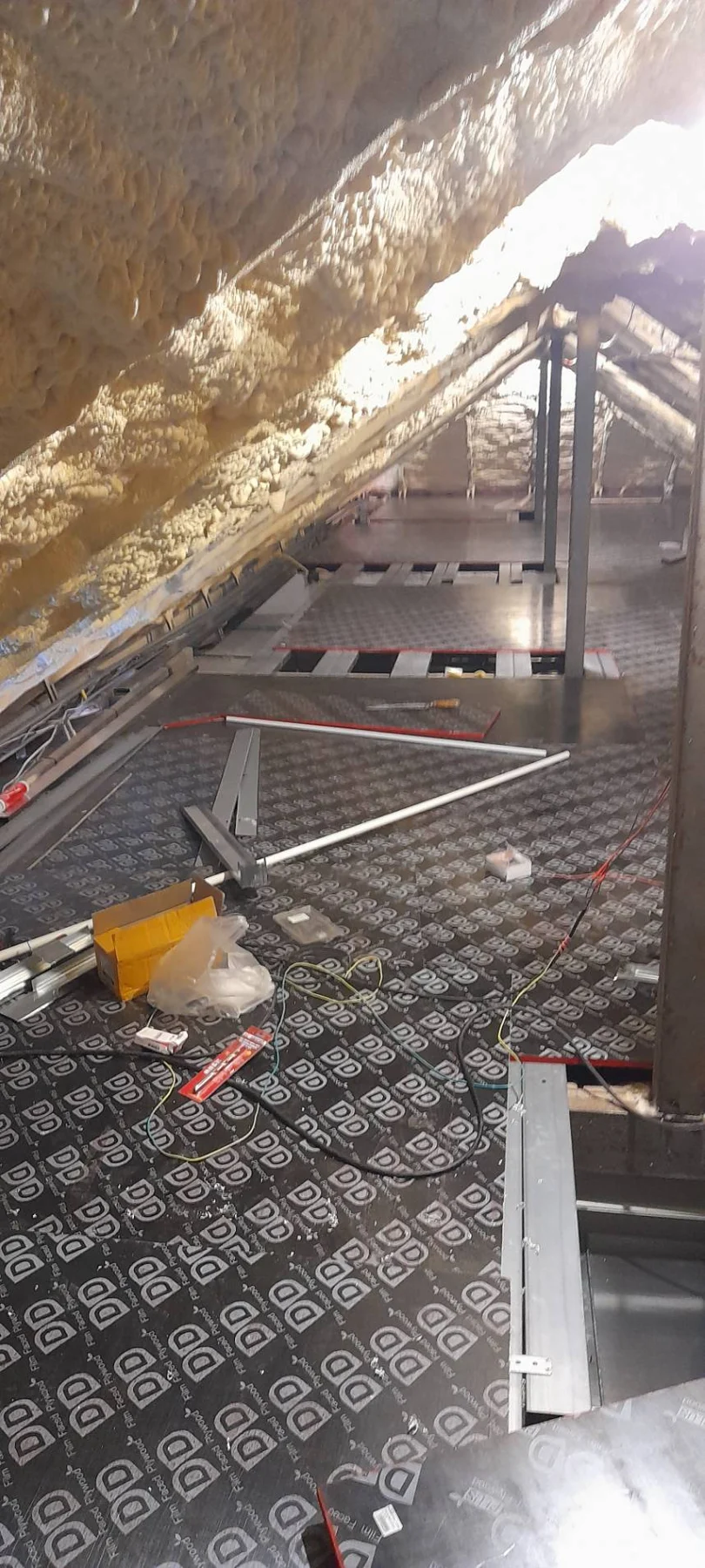 Work within the roof space