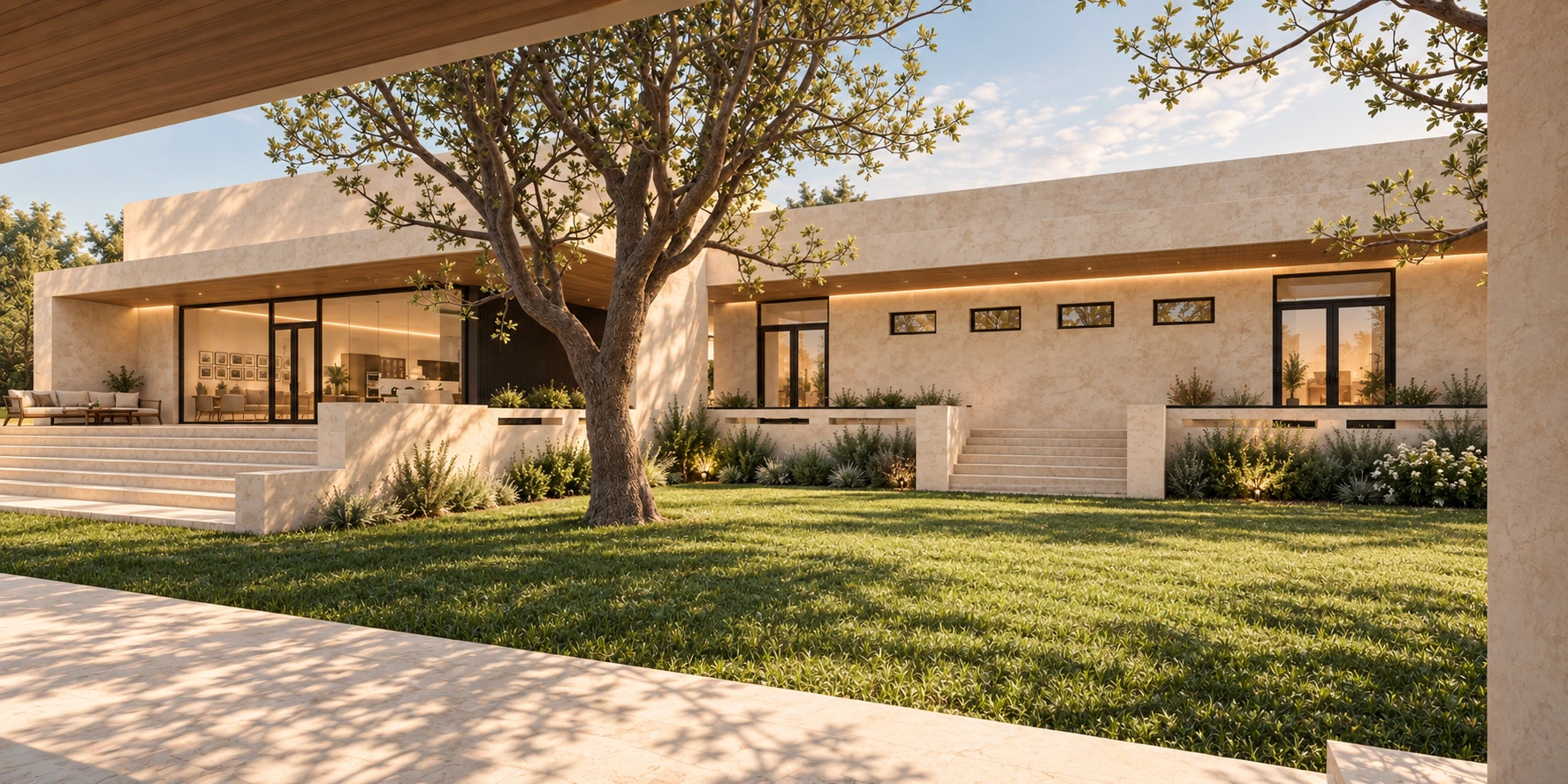 Garden elevation · AI-refined design visualization