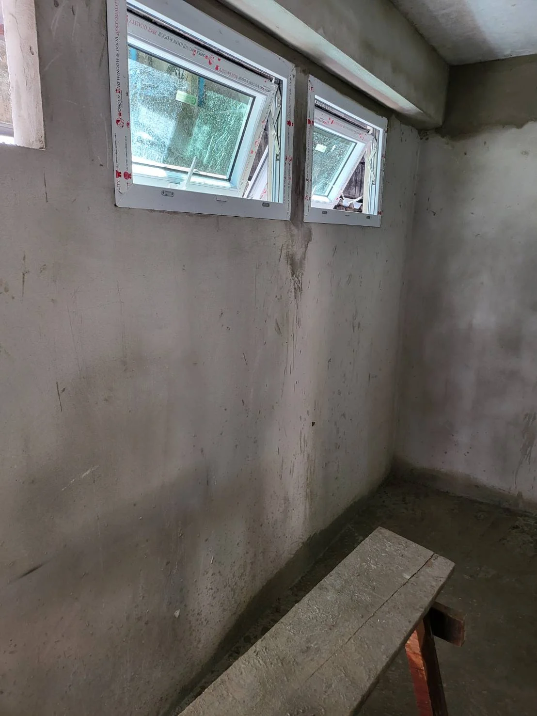 Bathroom wall preparation